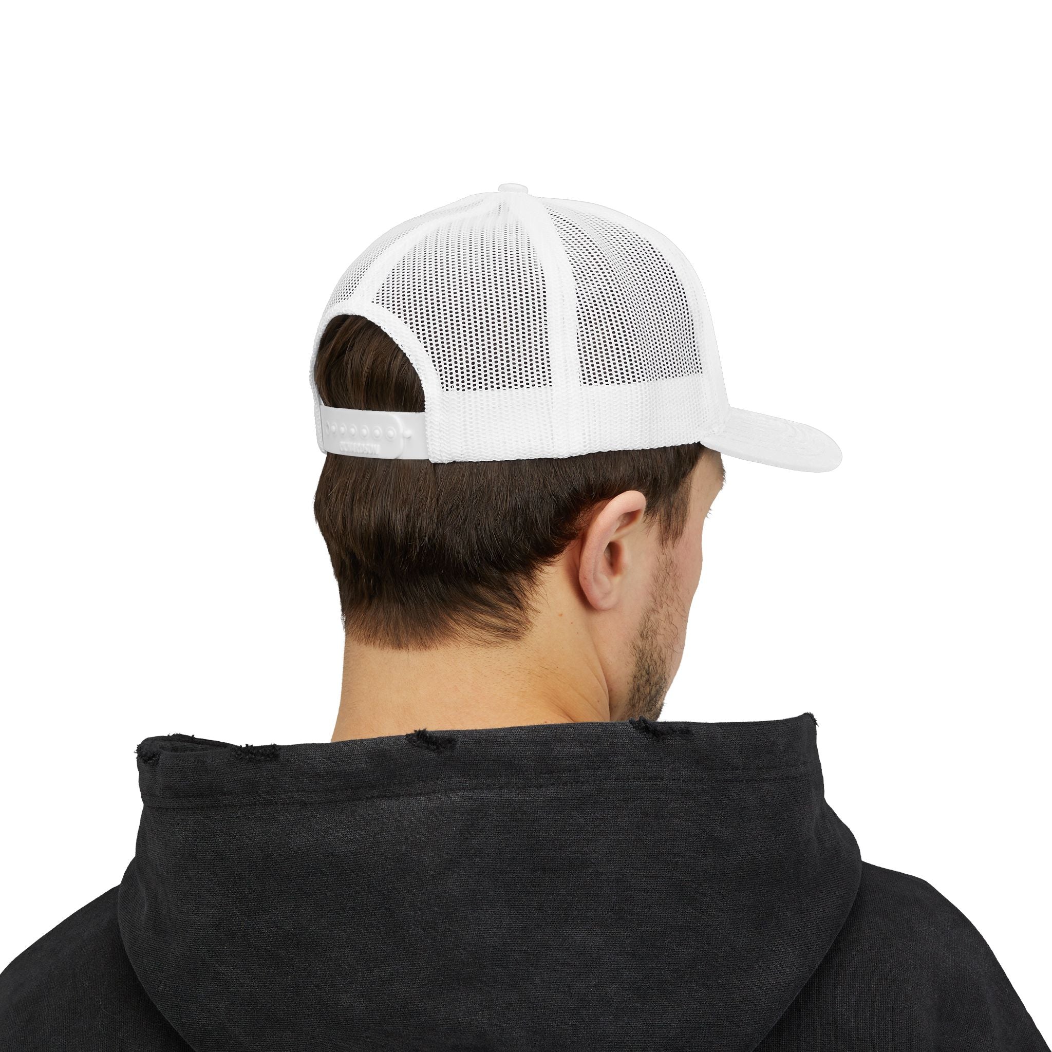 God Is My Plug Trucker Cap — Christian Faith Snapback Hat
