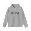 God Is My Plug Hoodie — Faith-Based Minimalist Pullover