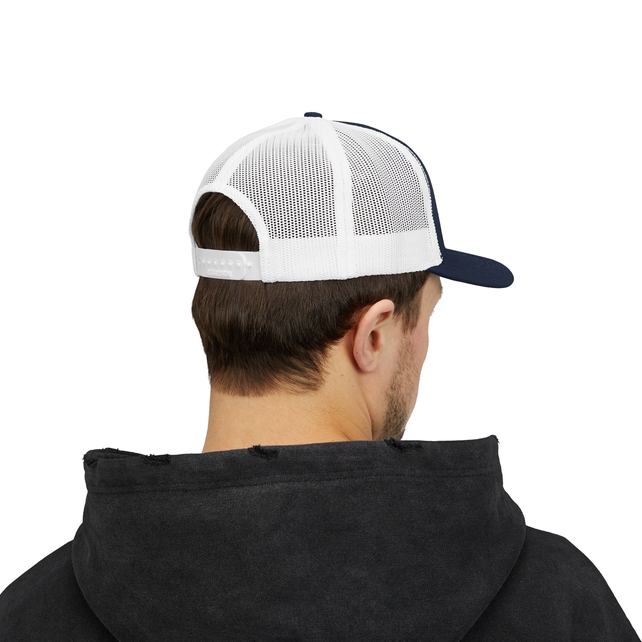 God Is My Plug Trucker Cap — Christian Faith Snapback Hat