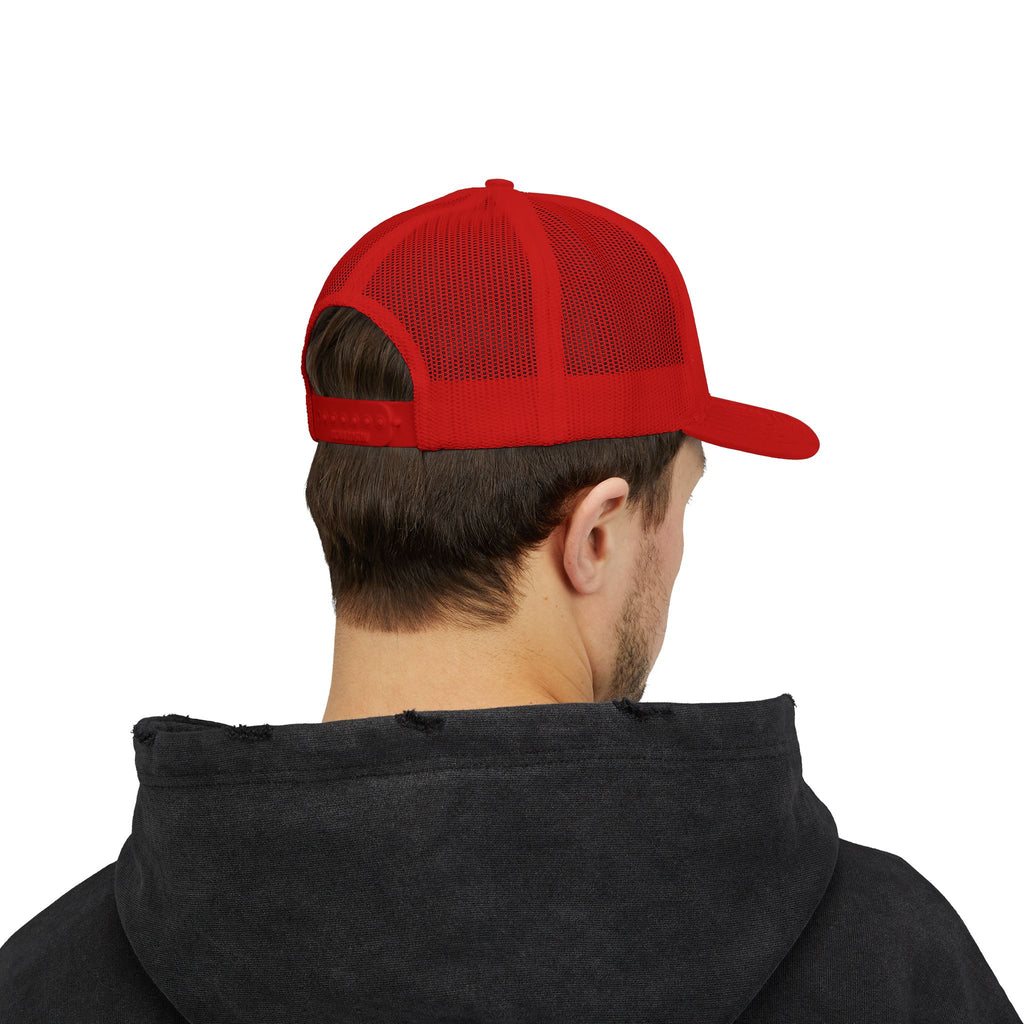 God Is My Plug Trucker Cap — Christian Faith Snapback Hat